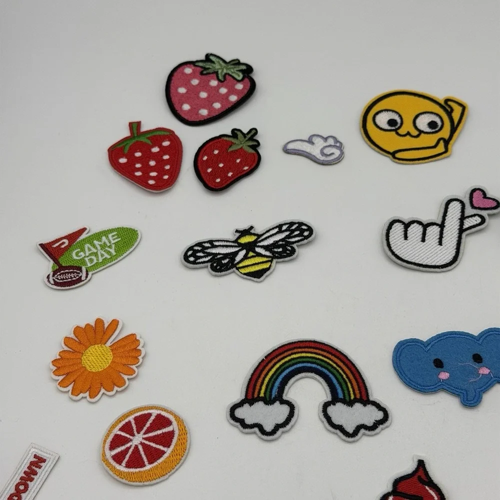 20pcs Cute Pattern Iron on and Sew on Patches for Clothes, Jeans, Hats, Backpack
